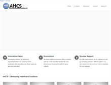 Tablet Screenshot of ahcs.co