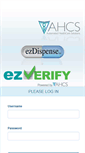 Mobile Screenshot of ezdispense.ahcs.com